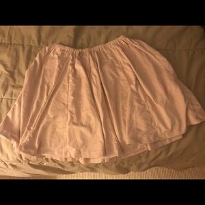 Light pink Hollister suede skirt